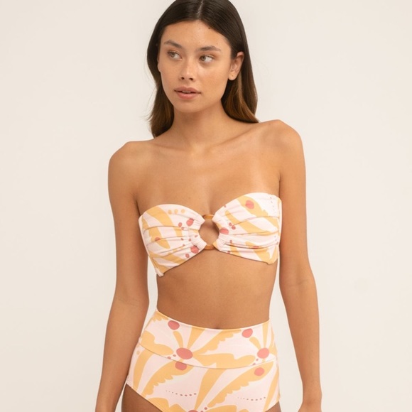 🆕 Montce Tori Bandeau Bikini Swim Top, Size XS - Picture 1 of 6
